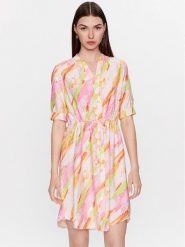 Selected Femme Sukienka 16091239 Różowy Regular Fit. Czerwone sukienki Selected Femme, bez wzorów, bez kołnierzyka, bez ramiączek. Za 229.99 zł.
