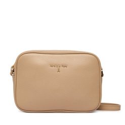 Torebka Patrizia Pepe. Brązowe listonoszki Patrizia Pepe, bez wzorów, bez dodatków. Za 689.99 zł.