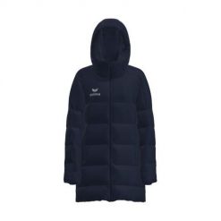 Damska długa kurtka Erima. Niebieskie kurtki Erima, bez wzorów, z puchu, bez kaptura. W wyprzedaży za 466.00 zł.