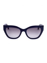 Longchamp Damskie okulary przeciwsłoneczne w kolorze granatowym rozmiar: 55. Niebieskie okulary przeciwsłoneczne Longchamp, bez wzorów, z tworzywa sztucznego, szklane. Za 199.95 zł.