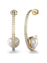 Guess Kolczyki JUBE04 452JW Złoty. Żółte kolczyki Guess, metalowe. Za 269.99 zł.