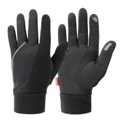 Rękawiczki Do Biegania Unisex Elite Dla Dorosłych. Czarne rękawiczki SPIRO, bez wzorów, sportowe. Za 79.99 zł.