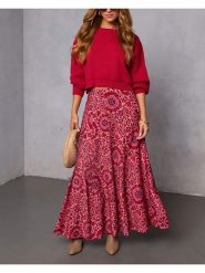 Milan Kiss Spódnica w kolorze różowym rozmiar: L. Różowe spódnice Milan Kiss, l, bez wzorów, maxi. Za 165.95 zł.