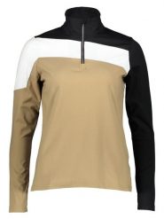 Killtec Koszulka funkcyjna "KSW 258" w kolorze jasnobrązowo-biało-czarnym rozmiar: 40. Białe t-shirty sportowe Killtec, bez wzorów, bez ramiączek, outdoorowe. Za 119.12 zł.