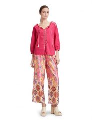 CARTOON Kuloty w kolorze różowym rozmiar: 38. Różowe spodnie materiałowe Cartoon, bez wzorów, z materiału. Za 95.69 zł.