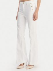 Liu Jo Jeansy UA6162 T456A Biały Flare Fit. Białe jeansy Liu Jo, bez wzorów, z bawełny. Za 819.99 zł.
