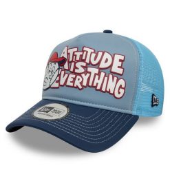Czapka z daszkiem New Era. Niebieskie czapki z daszkiem New Era, bez wzorów. Za 129.99 zł.