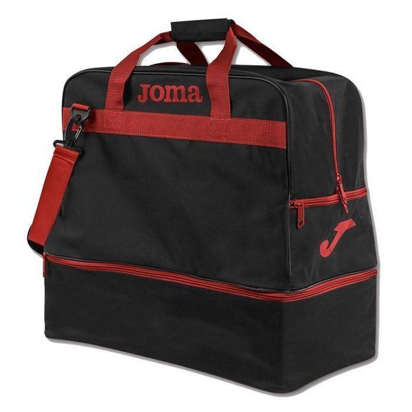 Torba piłkarska Joma Training III z podwójnym dnem 50L czerwony. Czerwone torby sportowe Joma, bez wzorów, z poliamidu, duże. W wyprzedaży za 177.90 zł.