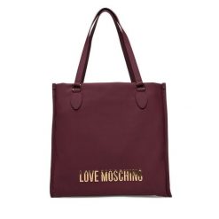 Torebka LOVE MOSCHINO. Czerwone torebki klasyczne Love Moschino, bez wzorów, klasyczne, bez dodatków. Za 759.99 zł.