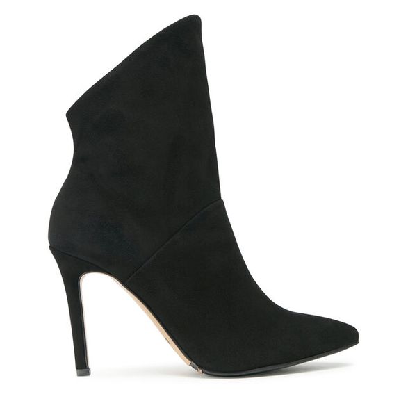 Botki R.Polański. Czarne botki R.Polański, bez wzorów, bez obcasa, na szpilce, bez zapięcia. Za 579.99 zł.