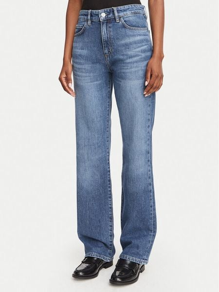 BOSS Jeansy Parkway 50564357 Niebieski Straight Fit. Niebieskie jeansy Boss, bez wzorów, z bawełny. Za 799.99 zł.
