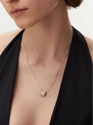 Guess Naszyjnik JUBN05 170JW Srebrny. Szare naszyjniki Guess, z tworzywa sztucznego, metalowe. Za 219.99 zł.