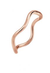 Elli Damskie fale Minimal Geo Trend w srebrze próby 925 Sterling Silver Pierścionki 1 ct. Szare pierścionki Elli, srebrne. Za 293.99 zł.