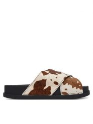 Tommy Jeans Klapki Tjw Comfort Slides Calf Hair EN0EN02941 Kolorowy. Klapki Tommy Jeans, bez wzorów, z jeansu, bez obcasa, bez zapięcia. Za 329.99 zł.