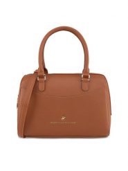 Beverly Hills Polo Club Torebka BHPC-C-006-07 Brązowy. Brązowe torebki klasyczne Beverly Hills Polo Club, bez wzorów, z tworzywa sztucznego, bez dodatków. Za 219.99 zł.