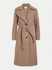 Vila Płaszcz przejściowy Jonno 14101189 Beżowy Regular Fit. Brązowe płaszcze Vila, bez wzorów, z syntetyku, bez kaptura. Za 239.99 zł.