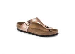 Klapki Birkenstock Gizeh, Birko Flor Damskie. Klapki Birkenstock, bez wzorów, z materiału, bez obcasa, bez zapięcia. Za 379.10 zł.