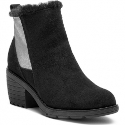 Botki EMU AUSTRALIA - Beria W11822 Black. Czarne botki Emu Australia, ze skóry. Za 859.00 zł.