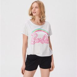 Piżama dwuczęściowa Barbie - Jasny szar. Piżamy marki Sinsay. Za 49.99 zł.
