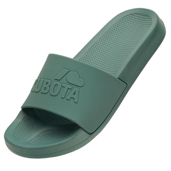 Kubota Klapki Basenowe Basic Plain. Zielone klapki Kubota, bez wzorów, sportowe, bez obcasa, bez zapięcia. Za 99.99 zł.