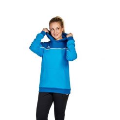 Sweat bluza z kapturem dla kobiet Erima Change. Niebieskie bluzy Erima, na zimę, bez wzorów, eleganckie, bez ramiączek, z kapturem. W wyprzedaży za 285.00 zł.