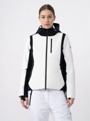 4F Kurtka narciarska 4FAW23TTJAF336 Biały Slim Fit. Białe kurtki narciarskie 4f, na zimę, xl, bez wzorów, z syntetyku, bez kaptura, narciarskie. Za 1,279.00 zł.