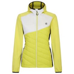 Hybridowa kurtka narciarska damska Dare 2B Ascending. Białe kurtki narciarskie Dare 2b, na zimę, bez wzorów, bez kaptura, narciarskie. Za 149.99 zł.