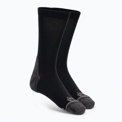 Skarpety Jack Wolfskin Urban Merino CL C. Czarne skarpetki Jack Wolfskin, bez wzorów, z elastanu. Za 119.99 zł.