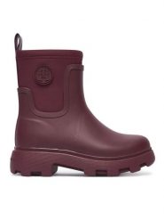 Tommy Hilfiger Kalosze Th Stamp Warm Ankle Rain Boot FW0FW09544 Bordowy. Czerwone kalosze Tommy Hilfiger, bez wzorów, z syntetyku, bez zapięcia. Za 489.99 zł.