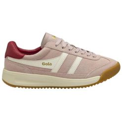 Damskie zamszowe buty sportowe Gola Tornado '88. Białe buty treningowe Gola, bez wzorów, z tkaniny, bez zapięcia. Za 540.85 zł.
