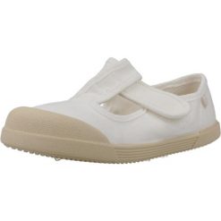 Sandały IGOR S10332 Biały. Białe sandały IGOR, bez wzorów, z tkaniny, sportowe, bez obcasa, bez zapięcia. Za 156.99 zł.