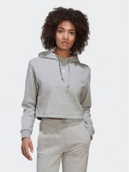 Adidas Bluza adicolor Essentials HJ7851 Szary Loose Fit. Szare bluzy adidas, bez wzorów, z syntetyku, bez kaptura. Za 249.99 zł.