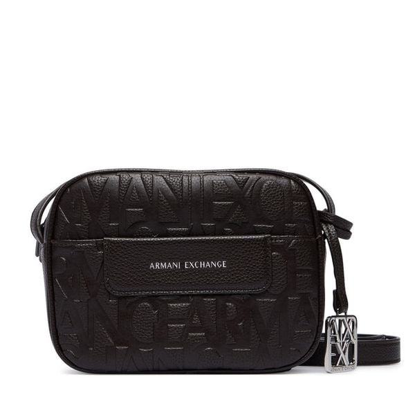 Torebka Armani Exchange. Brązowe listonoszki Armani Exchange, bez wzorów, bez dodatków. Za 479.99 zł.