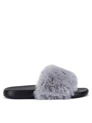 DeeZee Klapki WFA2783-1 Szary. Szare klapki DeeZee, bez wzorów, z syntetyku, bez obcasa, bez zapięcia. Za 59.99 zł.