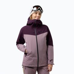 Kurtka skiturowa damska Jack Wolfskin Alpspitze Tour 3L. Fioletowe kurtki Jack Wolfskin, na zimę, l, bez wzorów, z materiału, sportowe, bez kaptura. Za 1,369.00 zł.