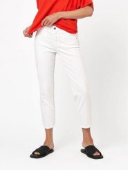 Toni Dżinsy - Relaxed fit - w kolorze białym rozmiar: W44. Białe jeansy Toni, bez wzorów, z podwyższonym stanem. Za 152.99 zł.