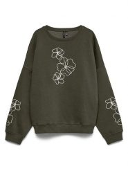 Vero Moda Bluza w kolorze khaki rozmiar: XS. Brązowe bluzy bez kaptura Vero Moda, xs, bez wzorów, z bawełny, bez kaptura. Za 144.95 zł.