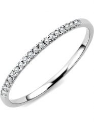 Diamant Exquis Złoty pierścionek z diamentami rozmiar: 52. Szare pierścionki Diamant Exquis, z diamentem, złote. Za 590.20 zł.