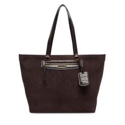 Torebka MICHAEL Michael Kors. Brązowe shopper bag MICHAEL Michael Kors, bez wzorów, bez dodatków. Za 1,429.00 zł.