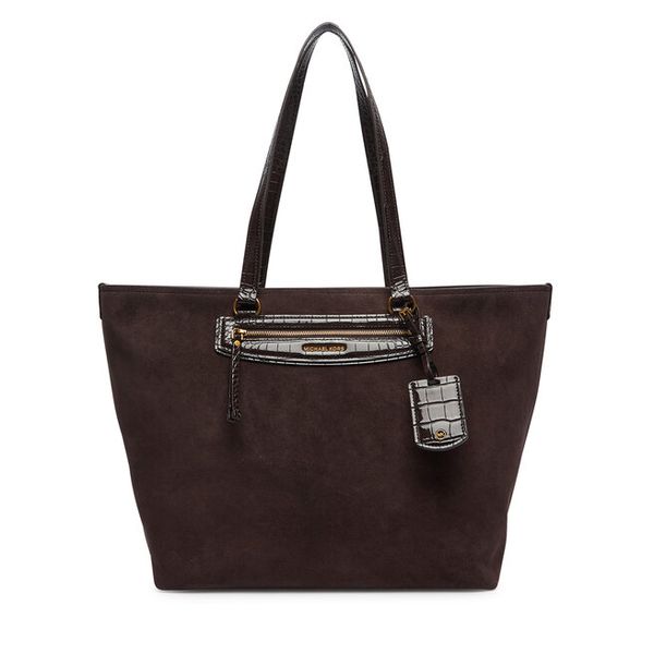 Torebka MICHAEL Michael Kors. Brązowe shopper bag MICHAEL Michael Kors, bez wzorów, bez dodatków. Za 1,429.00 zł.