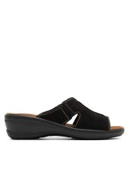 Go Soft Klapki ARC-4854-07 Czarny. Czarne klapki GO SOFT, bez wzorów, ze skóry, bez obcasa, bez zapięcia. Za 149.99 zł.