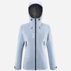 Kurtka damska z membraną MILLET W Kamet Gore-Tex przeciwdeszczowa Niebieski. Niebieskie kurtki Millet, l, bez wzorów, z gore-texu, bez kaptura. Za 1,689.20 zł.