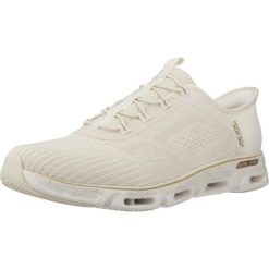 Tenisówki Skechers Model Gilde Step Gratify Kolor żółty. Żółte trampki Skechers, bez wzorów, z tkaniny, sportowe, bez zapięcia. Za 690.00 zł.