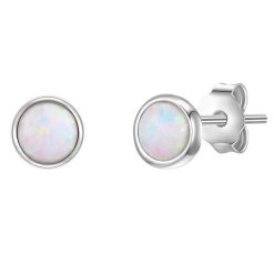 Glanzstücke München Srebrne kolczyki sztyfty srebro wysokiej próby Opal (synt.) srebrny Kolczyki 1 ct Damski. Szare kolczyki Glanzstücke München, z opalem, srebrne. Za 209.99 zł.