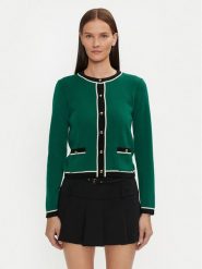 Luisa Spagnoli Kardigan Materiale 58508 Zielony Regular Fit. Zielone swetry Luisa Spagnoli, l, bez wzorów, z wełny, bez ramiączek. Za 849.99 zł.