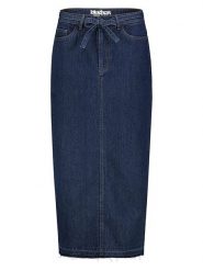 Sublevel Spódnica dżinsowa w kolorze granatowym rozmiar: L. Niebieskie spódnice Sublevel, l, z aplikacjami, z bawełny, klasyczne, midi. Za 104.99 zł.