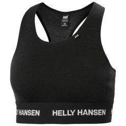 Biustonosz dla kobiet Helly Hansen Lifa Merino Midweight. Czarne biustonosze sportowe Helly Hansen, bez wzorów. Za 284.00 zł.