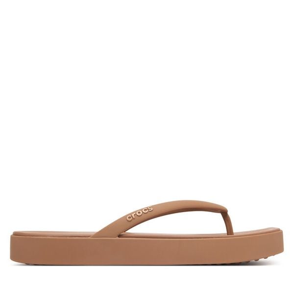 Japonki Crocs. Białe japonki Crocs, bez wzorów. Za 179.99 zł.