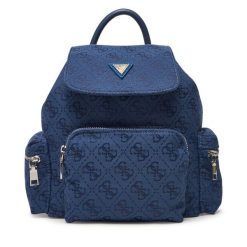Plecak Guess. Niebieskie plecaki Guess, z aplikacjami, bez dodatków. Za 339.99 zł.
