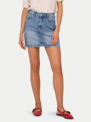 ONLY Spódnica jeansowa Stella 15339630 Niebieski Regular Fit. Niebieskie spódnice ONLY, s, bez wzorów, z jeansu. Za 139.99 zł.